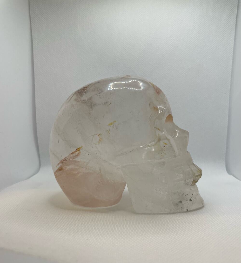 Large Clear Quartz Crystal Skull